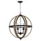 Quoizel Fusion Pendant 6 Light Rustic Black FSN2825RK - alternate 1